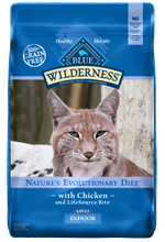 Load image into Gallery viewer, Blue Buffalo Wilderness High-Protein Grain-Free Indoor Adult Chicken Recipe Dry Cat Food
