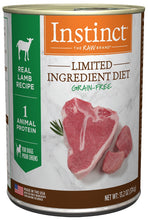 Load image into Gallery viewer, Instinct Grain Free LID Lamb Canned Dog Food
