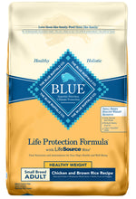 Load image into Gallery viewer, Blue Buffalo Life Protection Formula Healthy Weight Small Breed Adult Chicken &amp; Brown Rice Recipe Dry Dog Food
