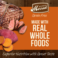 Load image into Gallery viewer, Merrick Dry Dog Food Real Texas Beef &amp; Sweet Potato Grain Free Dog Food Recipe
