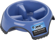 Load image into Gallery viewer, JW Pet Skid Stop Slow Feed Dog Bowls
