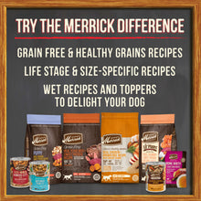 Load image into Gallery viewer, Merrick Grain Free Big Texas Steak Tips Dinner Canned Dog Food

