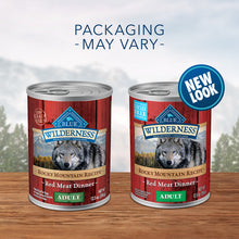 Load image into Gallery viewer, Blue Buffalo Wilderness Rocky Mountain Recipe Grain-Free Red Meat Dinner Adult Canned Dog Food
