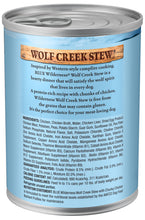 Load image into Gallery viewer, Blue Buffalo Wilderness Wolf Creek Stew Grain-Free Chunky Chicken Stew Adult Canned Dog Food
