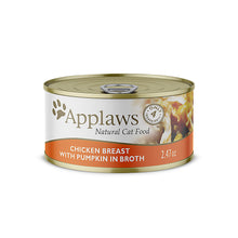 Load image into Gallery viewer, Applaws Natural Wet Cat Food Chicken Breast with Pumpkin in Broth
