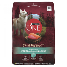 Load image into Gallery viewer, Purina ONE SmartBlend True Instinct Real Salmon &amp; Tuna Adult Premium Dry Dog Food
