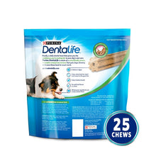 Load image into Gallery viewer, Purina Dentalife Daily Oral Care Adult Small &amp; Medium Breed Chicken Flavor Dog Treats
