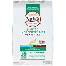 Load image into Gallery viewer, Nutro Limited Ingredient Diet Grain Free Large Breed Adult Lamb and Sweet Potato Dry Dog Food
