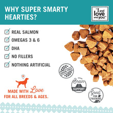 Load image into Gallery viewer, I and Love and You Super Smarty Hearties Grain Free Dog Treats
