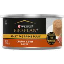 Load image into Gallery viewer, Purina Pro Plan Prime Plus 7+ Chicken &amp; Beef Entree Classic Canned Cat Food
