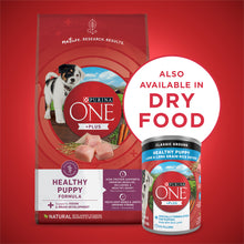 Load image into Gallery viewer, Purina ONE SmartBlend Classic Healthy Puppy Ground Lamb &amp; Long Grain Rice Canned Dog Food

