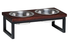 Load image into Gallery viewer, Loving Pets Wooden Layton Diner Dog Bowl
