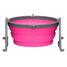 Load image into Gallery viewer, Loving Pets Pink Bella Travel Bowl
