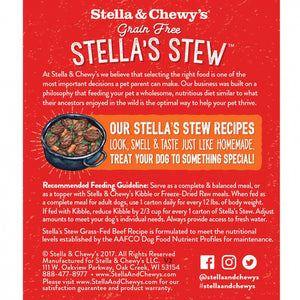 Stella & Chewy's Stella's Stew Grass Fed Beef Recipe Food Topper for Dogs