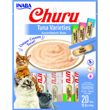 Load image into Gallery viewer, Inaba Churu Tuna Puree Cat Treats Variety Pack
