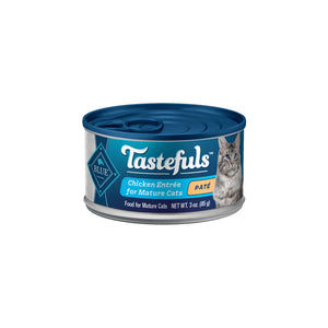 Blue Buffalo Tastefuls Chicken Pate Entree for Mature Cats Wet Cat Food
