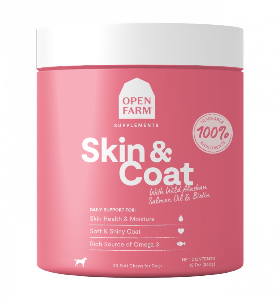 Open Farm Dog Supplement Skin & Coat Chews