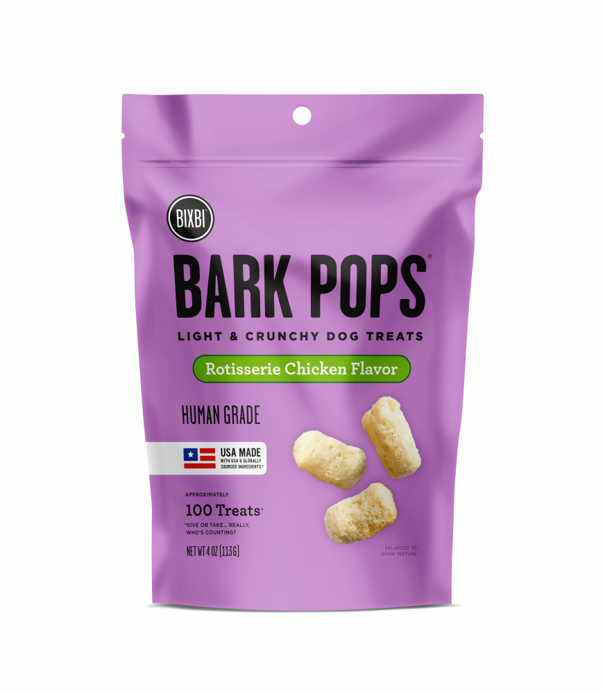 BIXBI Bark Pops Rotisserie Chicken Dog Treats