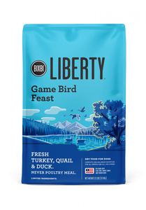 BIXBI LIBERTY Gamebird Feast (Turkey, Quail, Duck) Kibble