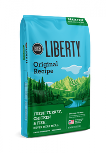 BIXBI LIBERTY Original (Turkey, Chicken, Fish) Kibble