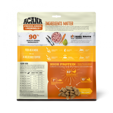 Load image into Gallery viewer, ACANA Freeze Dried Dog Food &amp; Topper, Grain Free, High Protein,  Fresh &amp; Raw Animal Ingredients, Free-Run Turkey Recipe, Morsels
