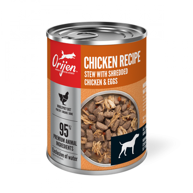 ORIJEN Real Meat Shreds, Grain-free, Chicken Recipe Stew, Premium Wet Dog Food