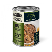 Load image into Gallery viewer, ACANA Premium Chunks Grainfree Pork Recipe in Bone Broth Wet Dog Food

