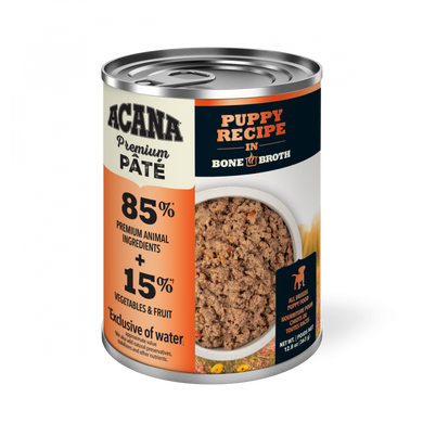 ACANA Premium Pate Grain Free Puppy Recipe in Bone Broth Wet Dog Food
