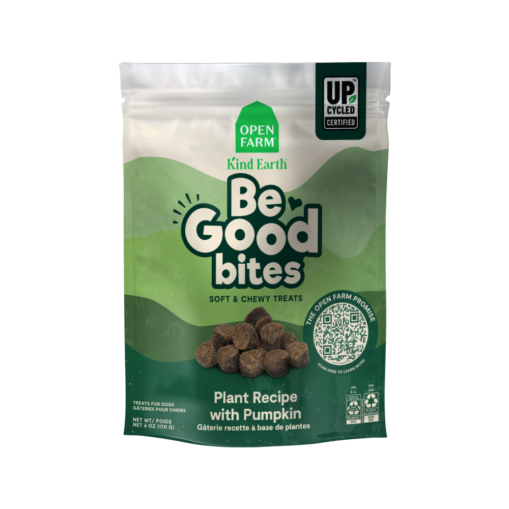 Open Farm Be Good Bites Plant Recipe with Pumpkin Soft & Chewy Treats