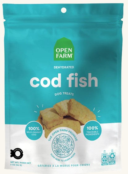 Open Farm Dehydrated Cod Fish Dog Treats
