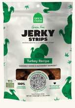 Load image into Gallery viewer, Open Farm Grain Free Jerky Strips Turkey Recipe
